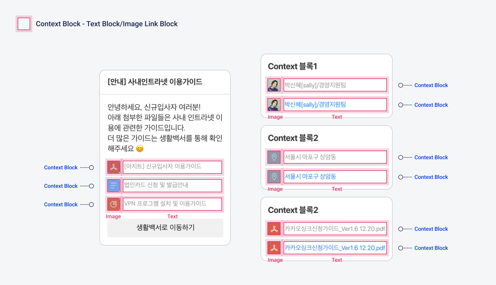 context block 기능 소개